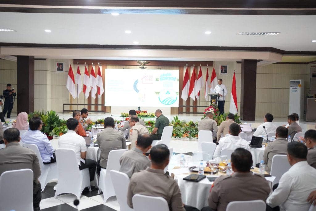 Sambutan Gubernur Gusnar ismail Di polda Gorontalo